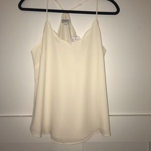 NWT Scalloped Cami Tank
